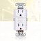 Faith Self-Test 15A GFCI Outlet Receptacle with Wall Plate, White, PK 10 GLS-15A-WH-10 - alternate 4